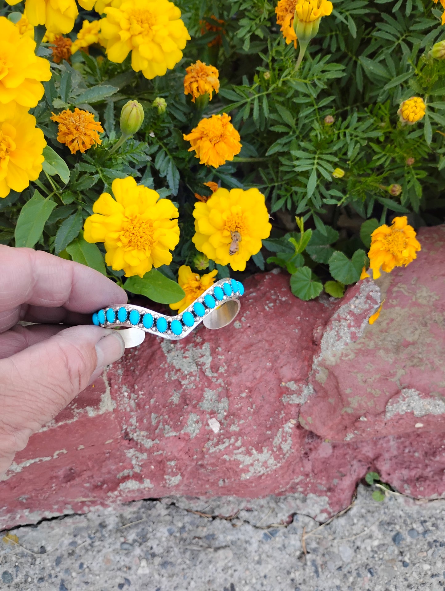 Sleeping Beauty Chevron Bracelet