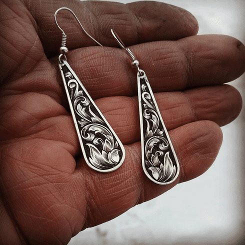 Tear Drop Shaped Earrings